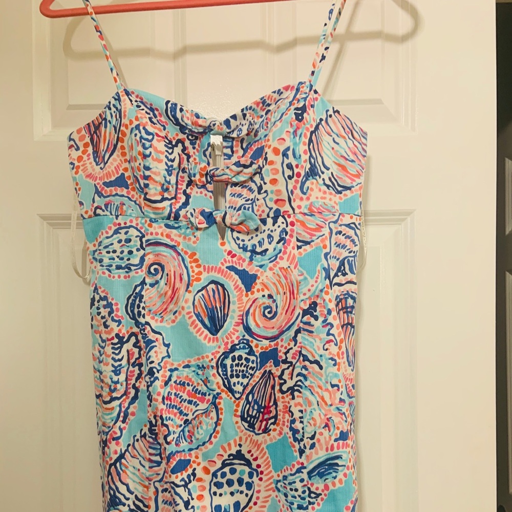Lilly Pulitzer Spaghetti Strap Floral Dress